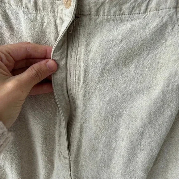 Vintage linen tencel maxi skirt - Picture 5 of 12